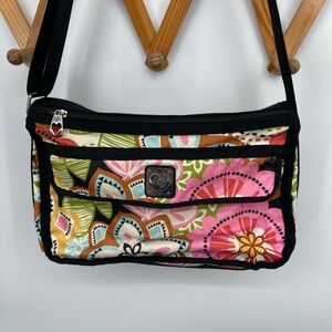 Brighton Vibrant Retro Mod Fabric Crossbody Bag